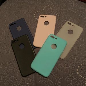 PACK OF 5 Rubber iPhone 6/6s/7 Plus Cases